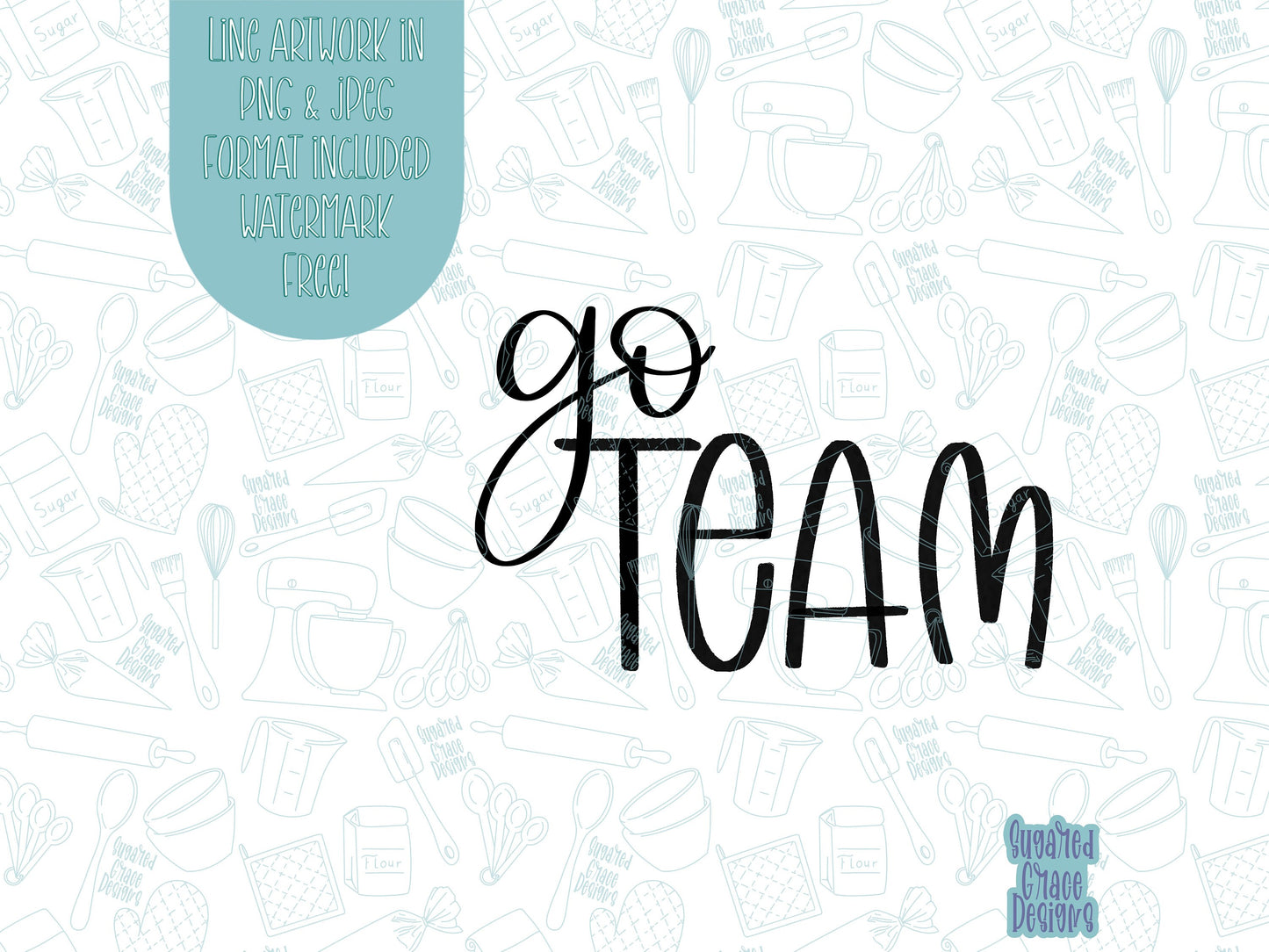 Go team cookie cutter stl file set for 3d printing with matching printable png images for Eddie edible printers
