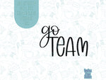 Go team cookie cutter stl file set for 3d printing with matching printable png images for Eddie edible printers