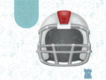 Football helmet Cookie cutter stl files for 3d printing with matching printable png images for Eddie edible printers