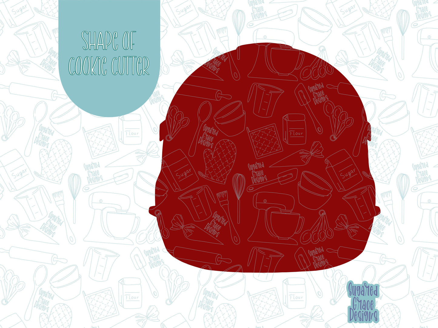 Football helmet Cookie cutter stl files for 3d printing with matching printable png images for Eddie edible printers