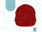 Football helmet Cookie cutter stl files for 3d printing with matching printable png images for Eddie edible printers