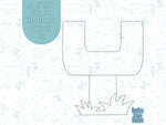 Goal post Cookie cutter stl files for 3d printing with matching printable png images for Eddie edible printers