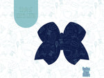 Cheer bow cookie cutter stl file set for 3d printing with matching printable png images for Eddie edible printers