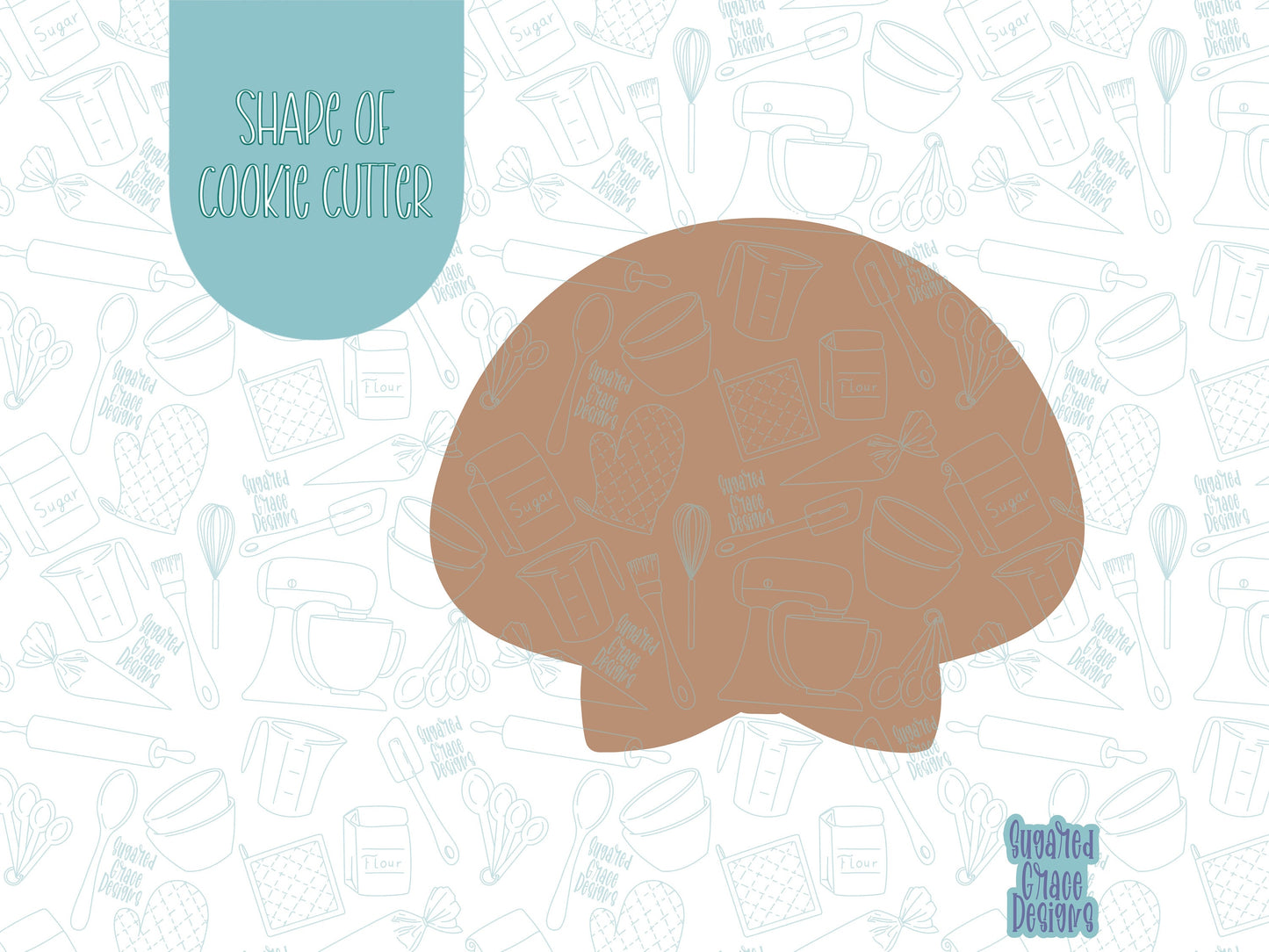 Gingerbread man Cookie cutter STL file for 3D printing with png printable instant download for EDDIE edible ink printer